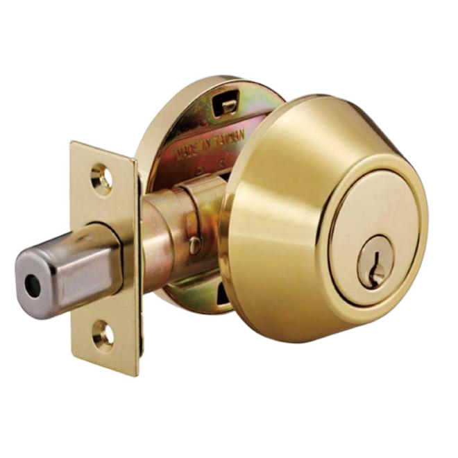 RELIABILT NADIR DEADBOLT ZINC POLIS.BRASS