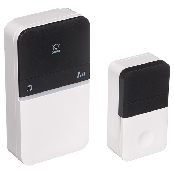 HEATH ZENITH WIRELESS DOOR CHIME WHITE/BLACK