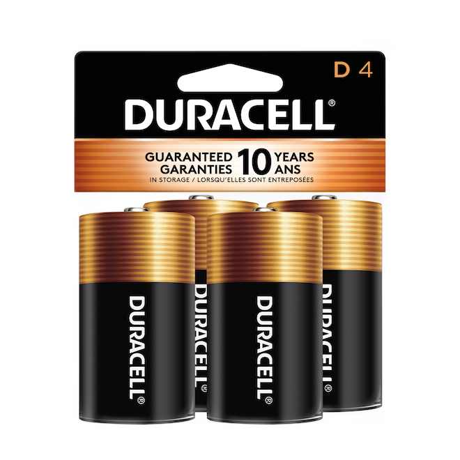 DURACELL D D BATTERIES DURACELL DxPK/PQT 4