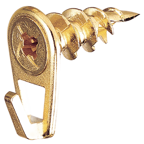 COBRA WALLDRILLER PICTURE HOOK ZINC BRASS #8x50PDxPK/6