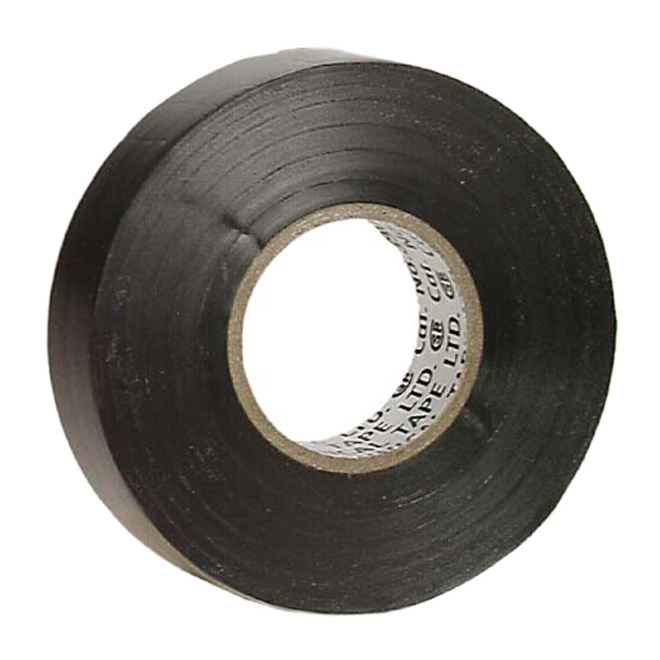 CANTECH CSA ELECTRIC TAPE VINYL BLACK 18MMX20MX7TS