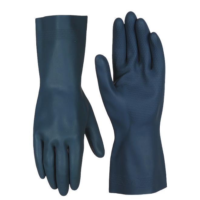 HOLMES NEOPR.GLOVE LTX BL GN MED