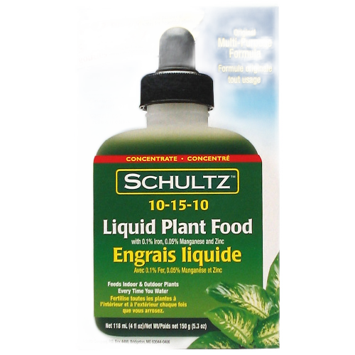 SCHULTZ PLANT FOOD 10-15-10 4OZ