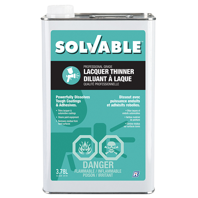 SOLVABLE LACQUER THINNER 3.78L