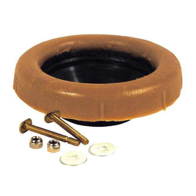 OATEY TOILET REINFOR.WAX GASKET WAX BROWN 4x1"-1LB