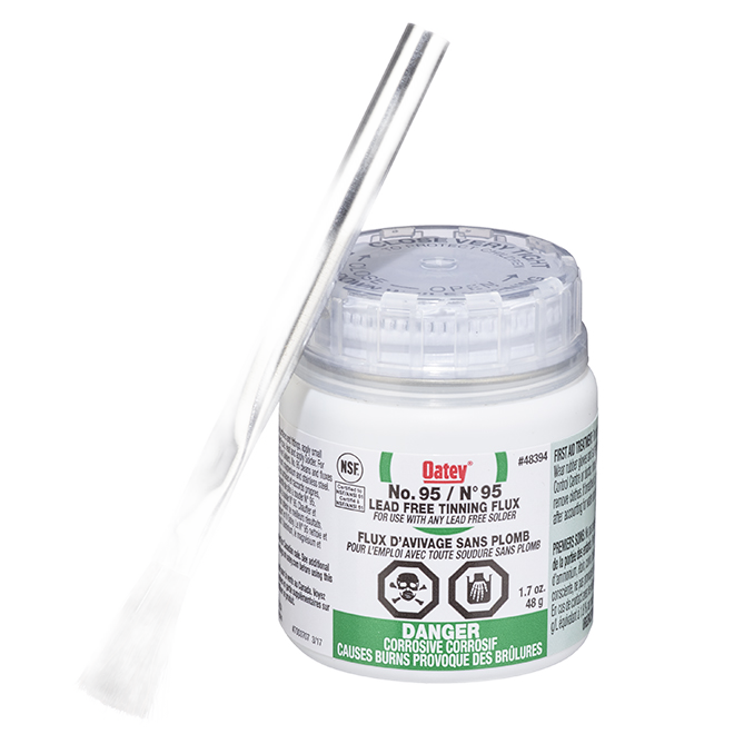 OATEY LEAD FREE SOLDER PASTE KIT TIN #95x48GR