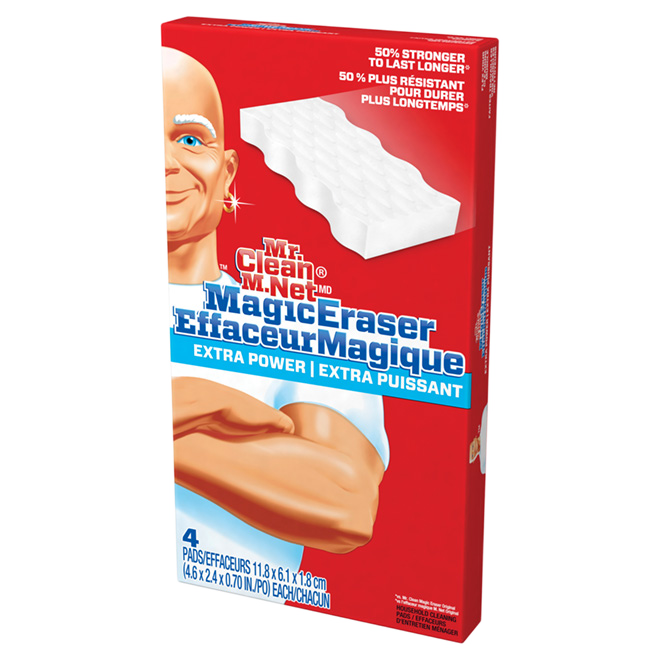 MR.CLEAN EXTRA MAGIC ERASER 3 RED/BLUE 4/PK