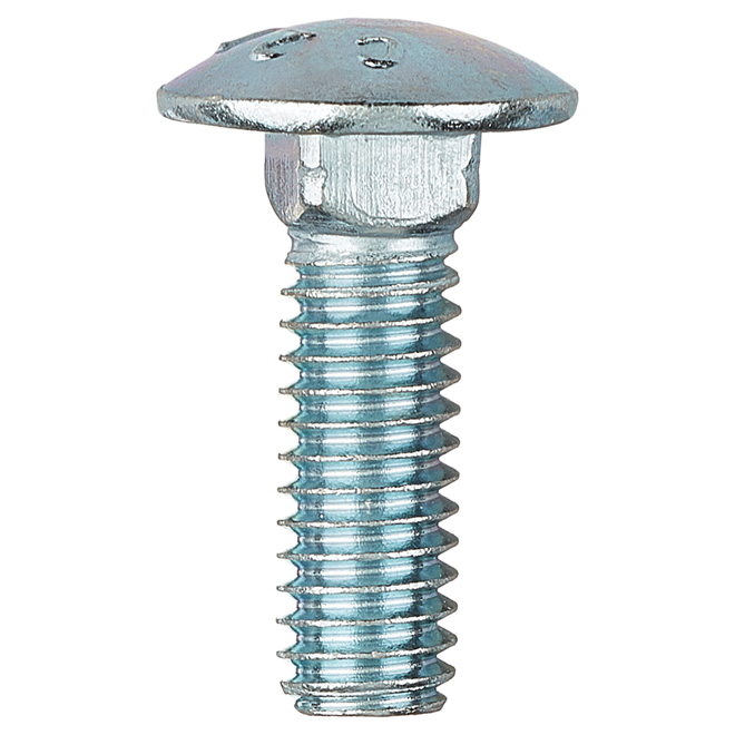 RELIABLE WITHOUT NUT CARRIAGE BOLT STEEL ZINC 5/16-18x1"x50BX