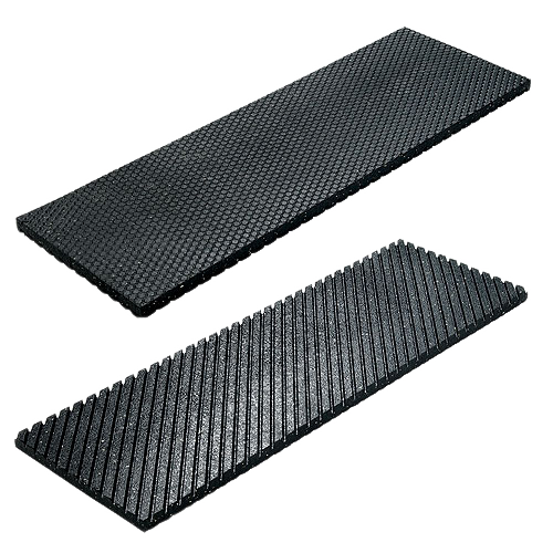 TECHNOFLEX RECYCLED STAIR TREADS RUBBER BLACK 1/2X10X36"