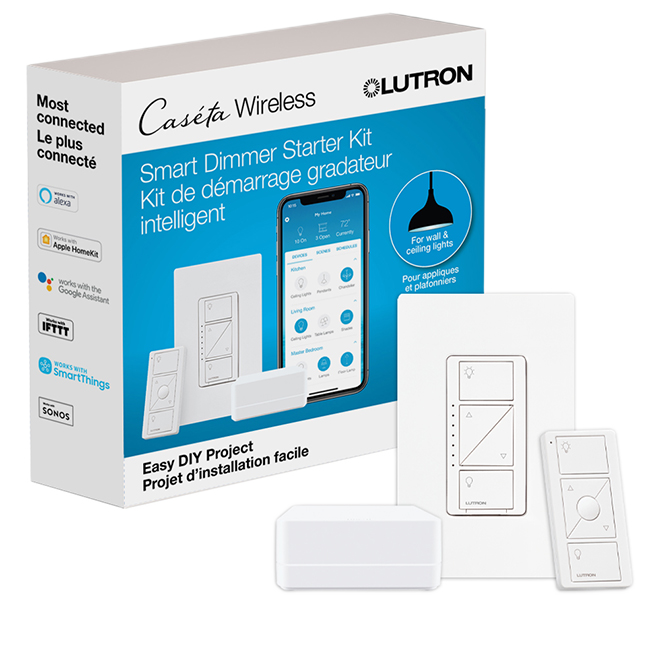 CASETA DIMMER KIT WHITE