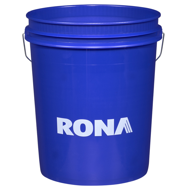 RONA/SNAP C. ROUND PAIL HDPE BLUE 18.9L-5GA