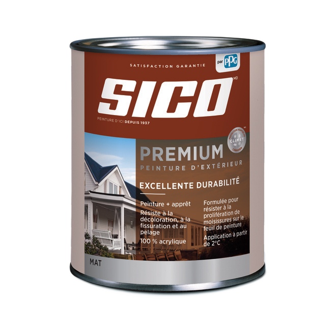 SICO FLAT EXTERIOR PAINT 100% ACRYL. BASE 1 927ML