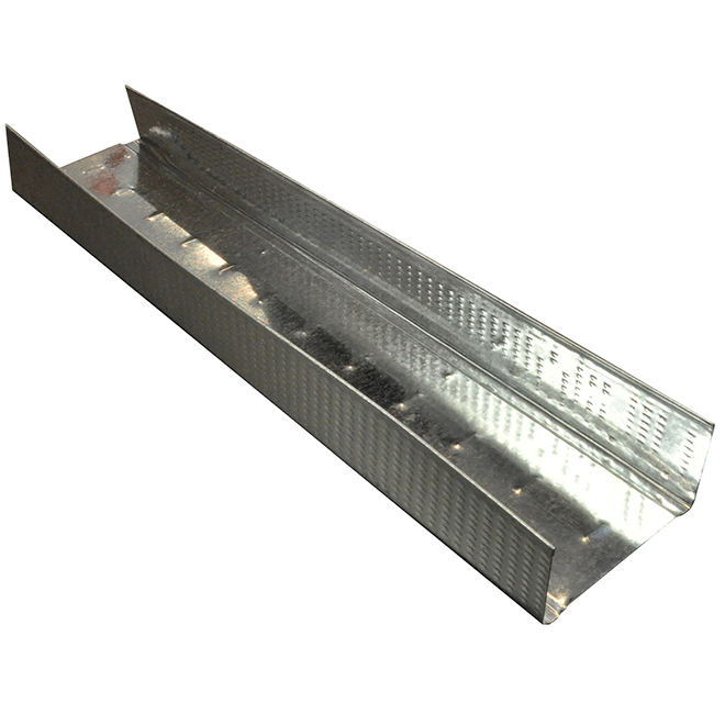 26 GA LIGHT TRACK STEEL GALVANIZED 2 1/2"x10'