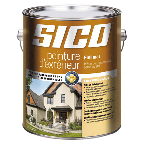 SICO EXT FLAT PAINT P/WH 946ML