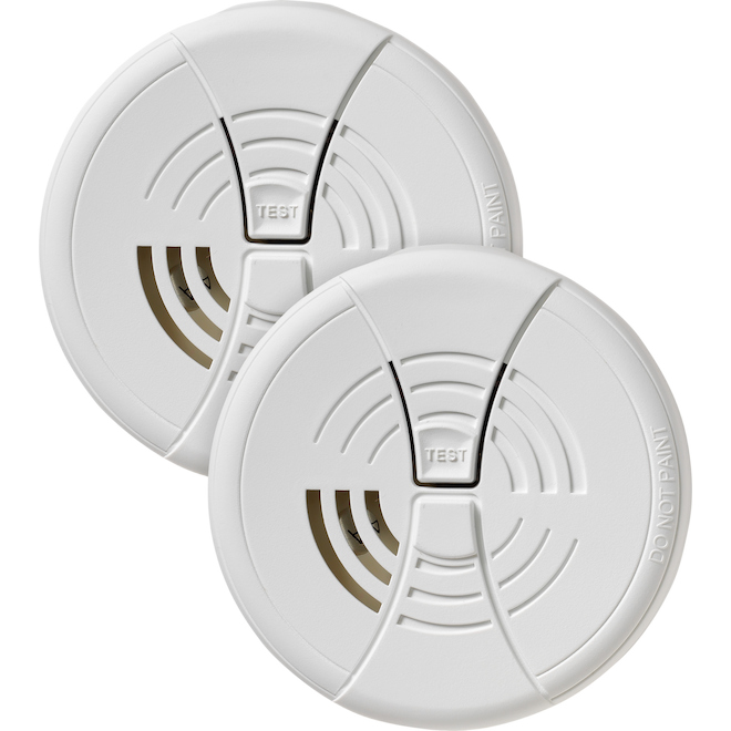 FIRST ALERT FG250A SMOKE DETECTOR PLASTIC WHITE 2PK