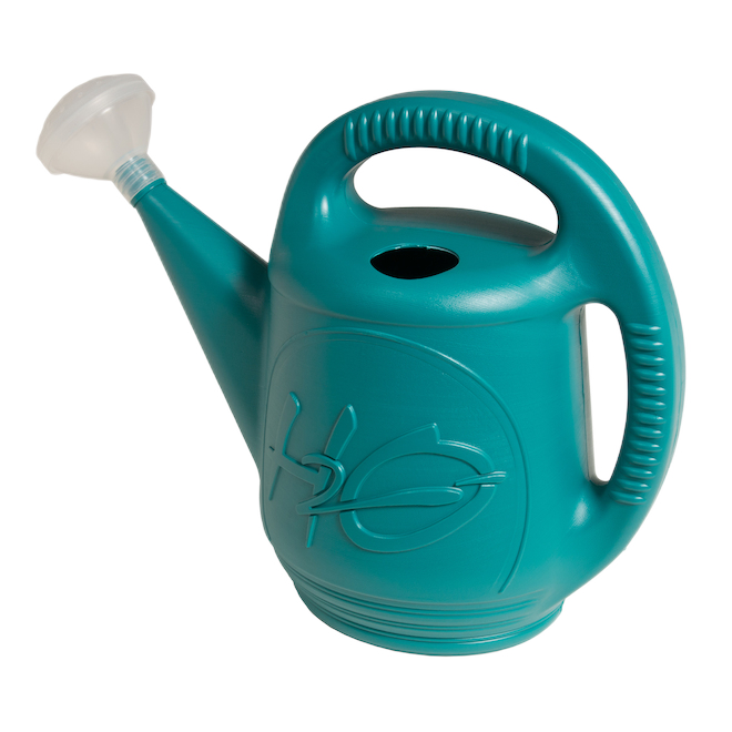 WATERING CAN PLASTIC BLUE 2GA