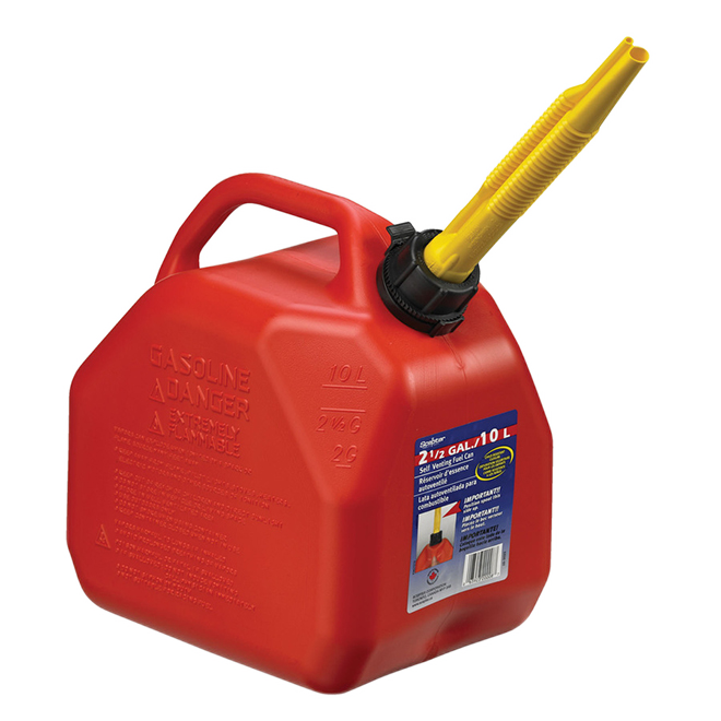 SCEPTER AB10 GASOLINE TANK PLASTIC RED 10LT 2.5GA