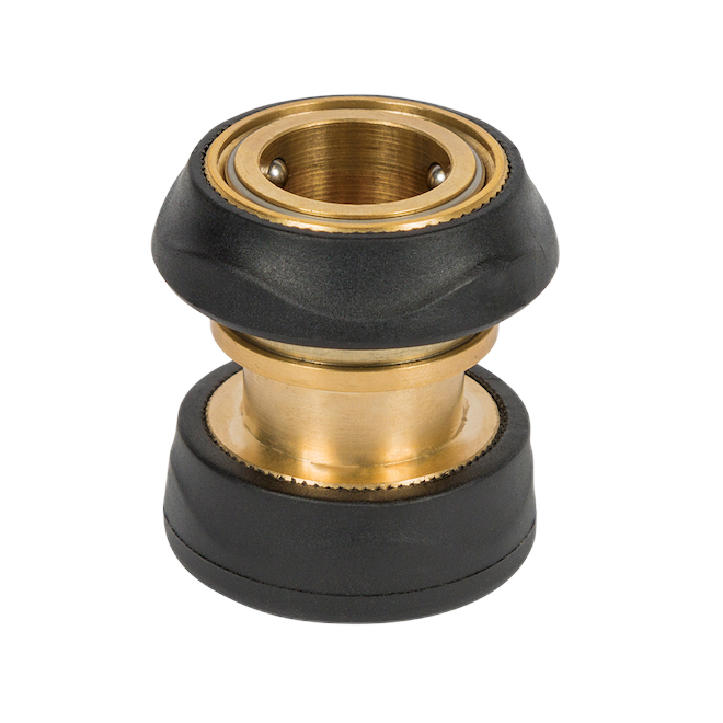 GILMOUR HEAVY DUTY FEMALE CONNECTOR BRASS BLACK/GOLD