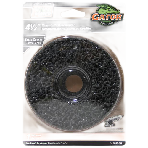 COARSE PREPARATION DISK PLASTIC BLACK 4 1/2"