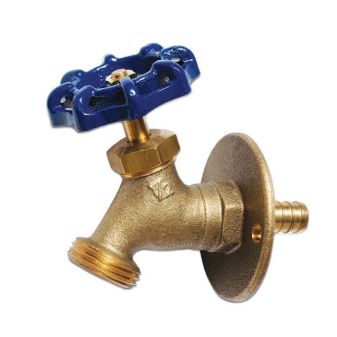 WATERLINE HOSE SILLCOCK VALVE PEX GOLD 1/2x3/4"