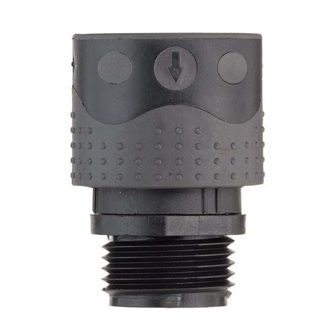 GILMOUR FOR FAUCET FEMALE CONNECTOR PVC GREY