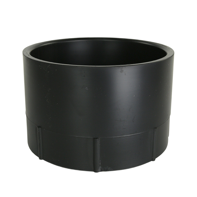 IPEX HUB-FPT ADAPTER ABS-DWV BLACK 4"