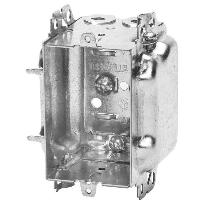 IBERVILLE POS.TABS DEVICE BOX GALV.STEEL STEEL 3x2x2 1/2"