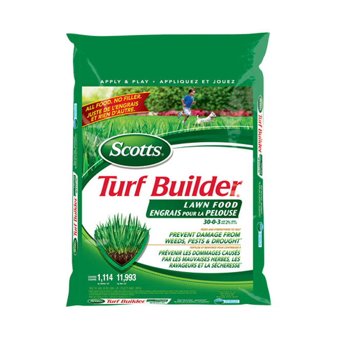 TURF BUILDER FERT 30-0-3 14.5KG