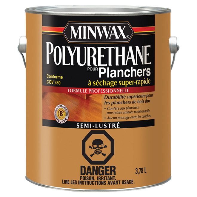 MINWAX LOW COV POLYURETH.FLOOR OIL SEMI-GLOSS 3.78L