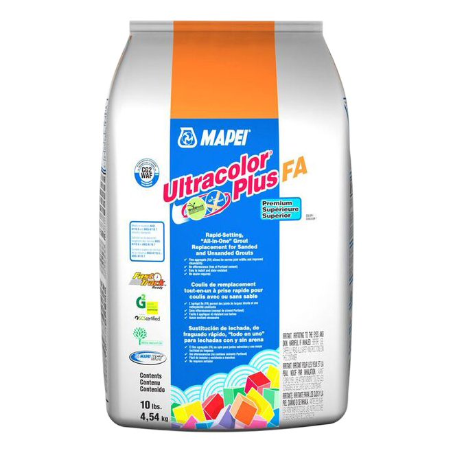 ULTRACOLOR PLUS FAST-SETTING FLOOR GROUT HYDR.CEMENT WHITE 4.54KG