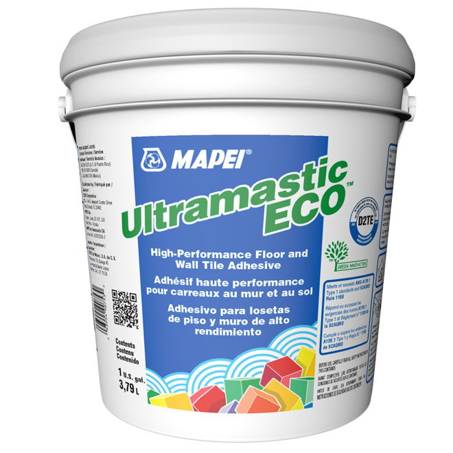 ULTRAMASTIC ECO CERAMIC ADHESIVE ACRYLIC 3.78L