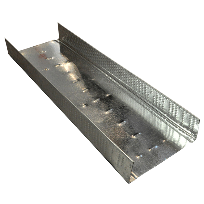 26 GA LIGHT TRACK STEEL GALVANIZED 3 5/8"x10'