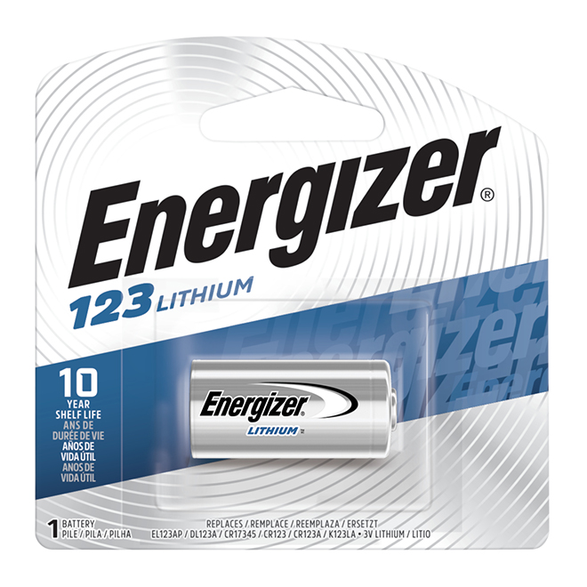 ENERGIZER LITHIUM 123 E2 LITHIUM BATTERY E2 - PHOTO GREY/BLUE PK 1