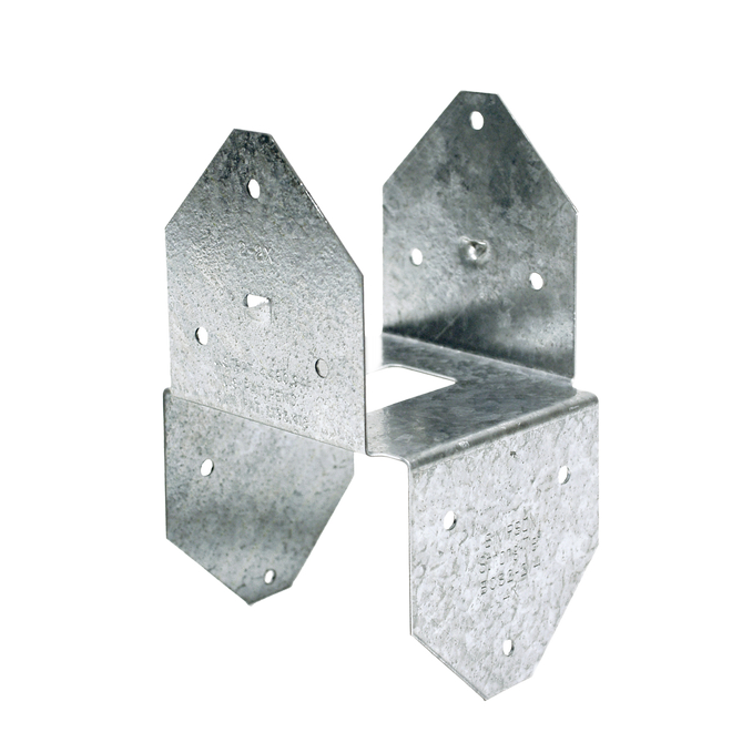 SIMPSON STRONG-TIE ZMAX POST CAP DOUBLE GALVANIZED 2x4"