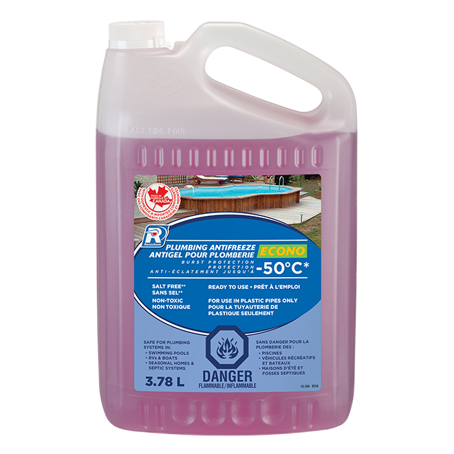 -50?C/ECONO ANTIFREEZE PLUMB. GLYCOL RED 3.78L