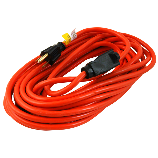 WOODS CORD OUTDOOR SJTW 16/3 ORANGE 13Ax125Vx7.5M