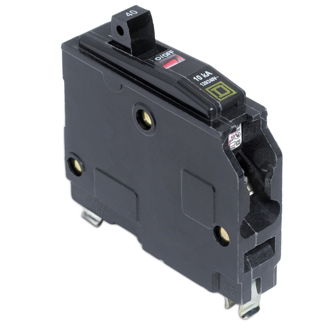 SQUARE D BREAKER 1 POLE 40A