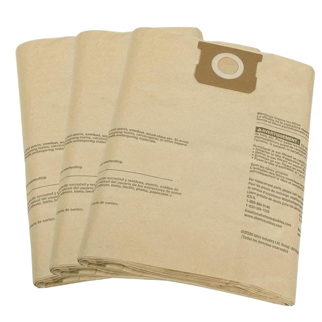 PROJECT SOURCE WET/DRY VACUUM BAG PAPER BROWN 15/22GA-3PK