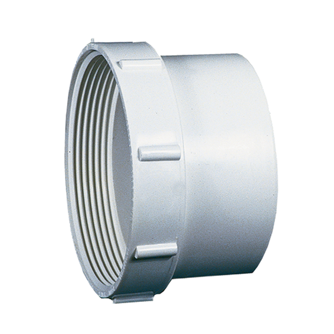 IPEX SPIGOT-FPT CLEAN OUT ADAPTER PVC-DBS 4"