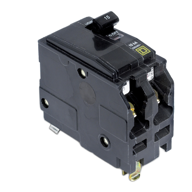 SQUARE D BREAKER 15AX120/240VX2POLES