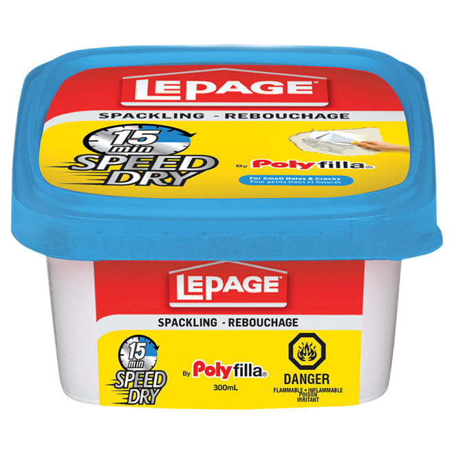 LEPAGE F/SPACKLING INSTANT W.REPAIR PASTE WHITE 300ML