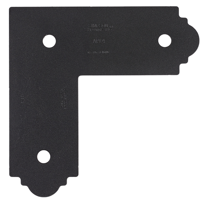 SIMPSON STRONG-TIE LOOK L STRAP STEEL BLACK 3x8 1/4"