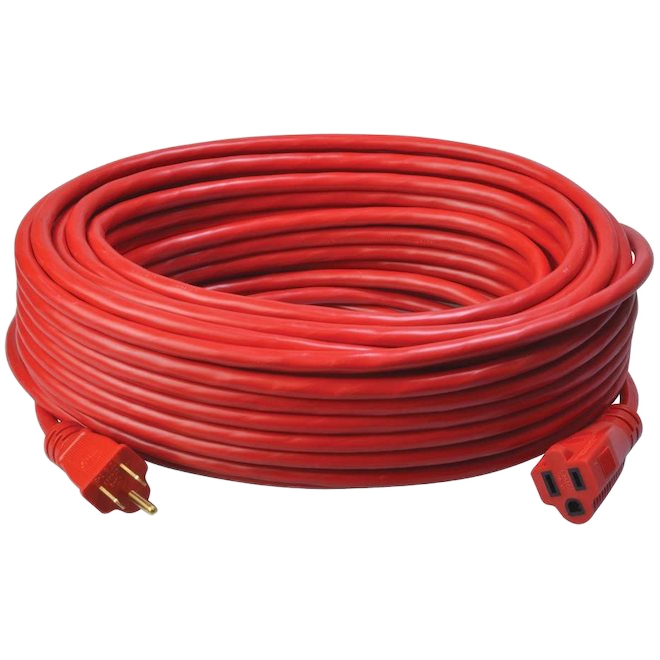 WOODS SJTW 14/3 CORD OUTDOOR PLASTIC RED 13Ax125Vx1625Wx30M