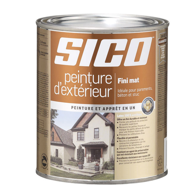 SICO 100% ACRYLIC E.FLAT LATEX MEDIUM BASE 899ML