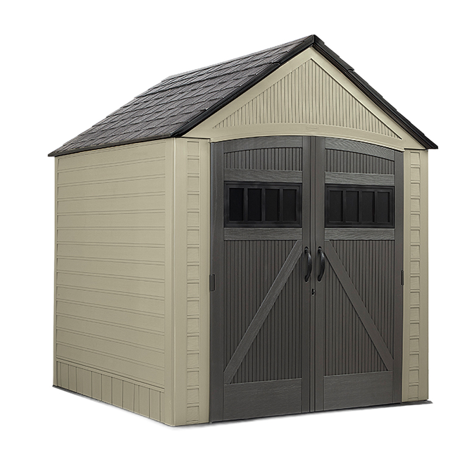 RUBBERMAID ROUGHNECK GARDEN SHED RESIN 7'x7'