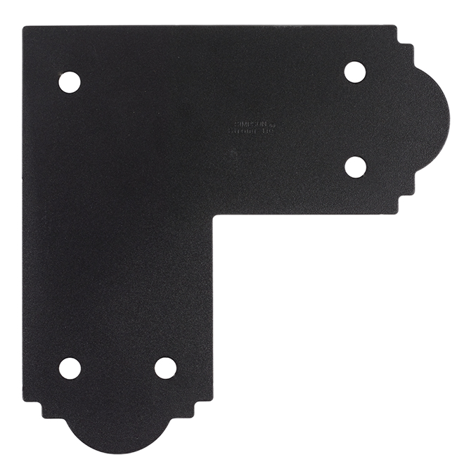 SIMPSON STRONG-TIE LOOK L STRAP STEEL BLACK 5x11 1/4"