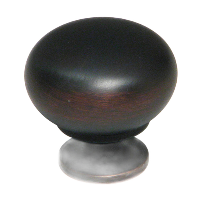 CABINET KNOB TRAD ORB 1-1/4"