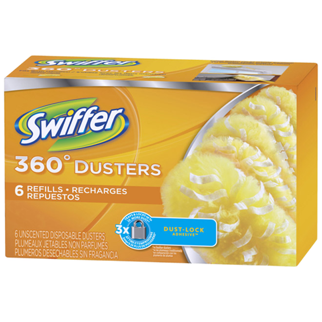 SWIFFER 360 DEG. DUSTER REFILL YELLOW 6/BX