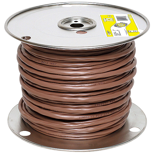 SOUTHWIRE THERMOSTAT WIRE LVT 18/5 COPPER BROWN 75M