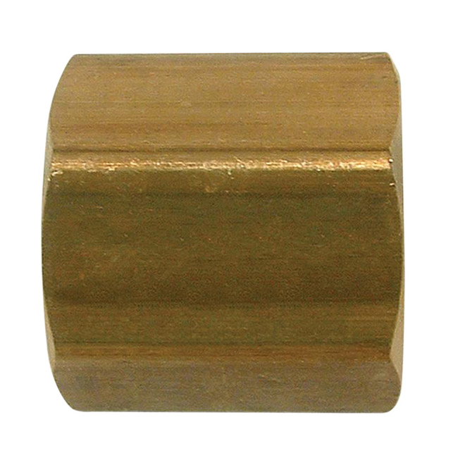 SIOUX CHIEF COUPLING FEMALE BRASS BRASS 3/4FPTx1/2" FIP